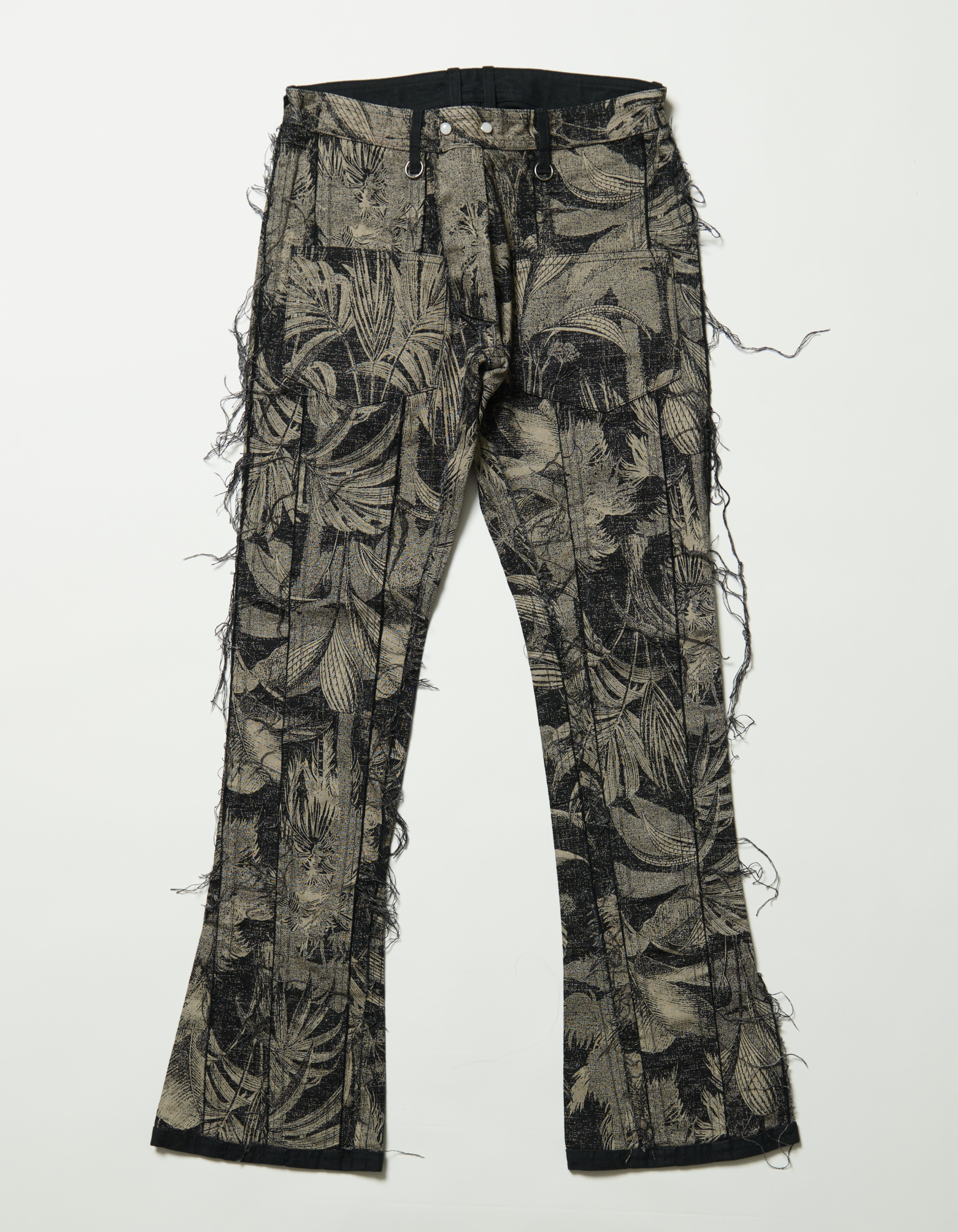 パンツ blackmeans FLARE ZIP TROUSER black 3 blackmeans FLARE ZIP TROUSER black 3