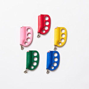 "GORENGER" Leather Knuckle Lighter Case 5 COLORS