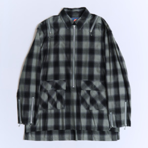 945-TS177-1 Long-Sleeve Zip-Up Shirt with Multiple Pockets
