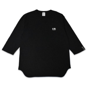 945-TT129-1 “Anti-War and Flowers” Logo-Printed Baseball Shirt